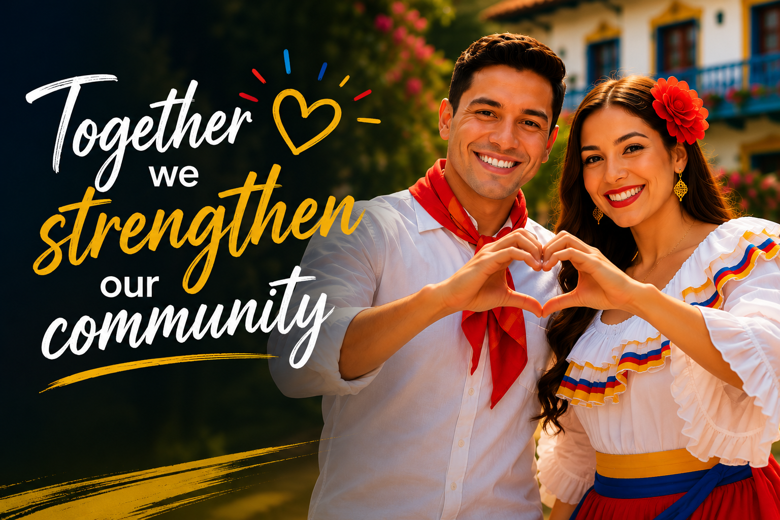 Spanglish Events donation community flyer
